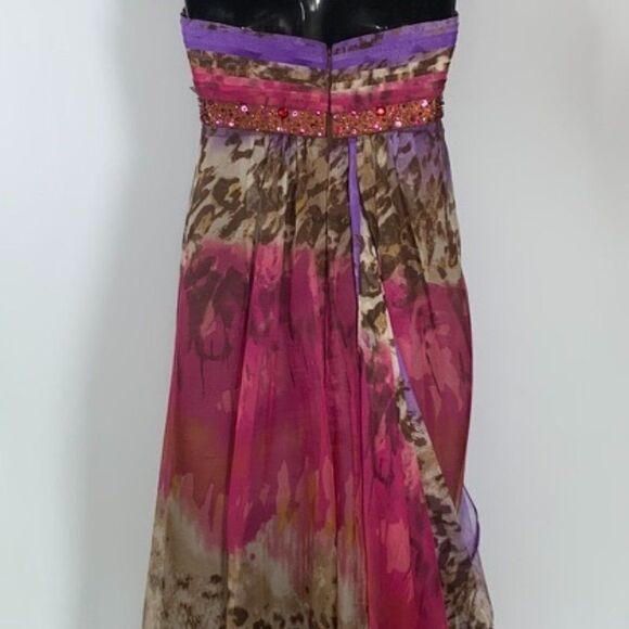 Dave & Johnny Strapless Maxi Dress - Picture 5 of 9